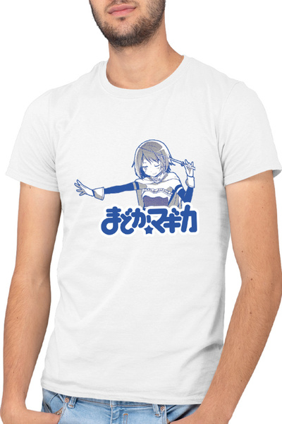 OEM Tricou barbati Madoka Magica Sayaka Water Calm Cape Otaku Manga