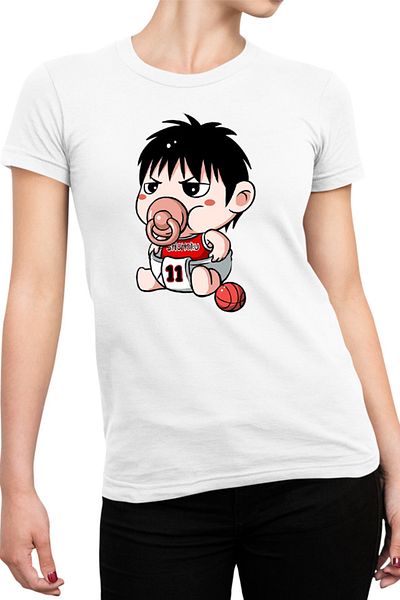 OEM Tricou Femei Slam Dunk Mitsui Basket Star Anime Bebe
