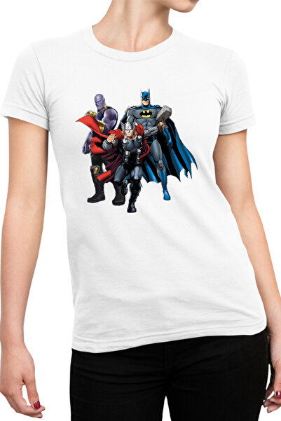 OEM Tricou Femei Thor Batman Thanos American Comics Action
