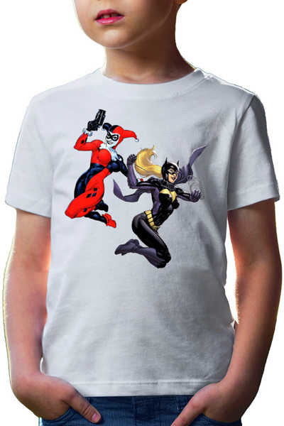 OEM Tricou copii Joker Woman Harley Quinn Friends Catwoman Batwoman