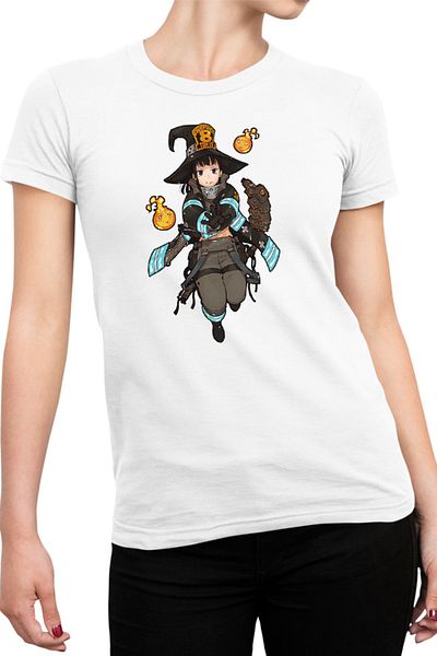 OEM Tricou Femei Fire Force Wizard Powers Anime