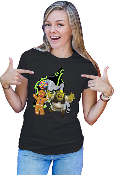OEM Γυναικείο T-Shirt Ben10 Shrek Cookie Adventure Action Medieval