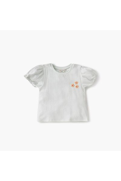 Juniors Floral Print T-shirt - Set of 3