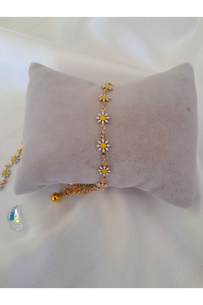 Minnoş Dükkan Daisy Necklace Bracelet Set