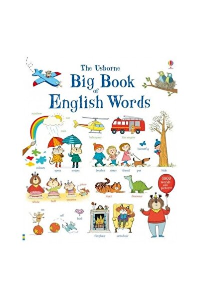 Usborne – Big Book of English Words – Children's Book 3+ years