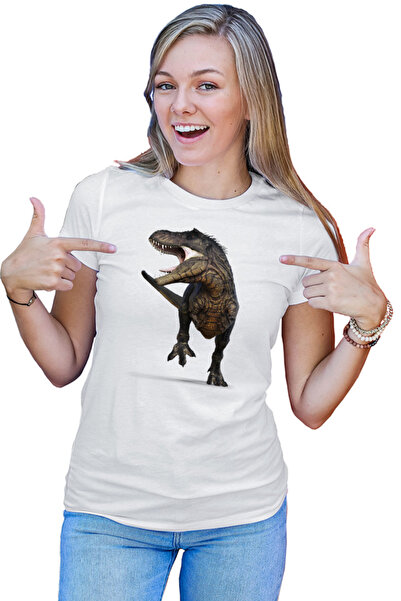 OEM Tricou Femei Jurassic Park T-REX Fossil Dinosaur Extinct