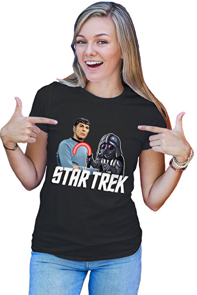 OEM Tricou Femei Star Trek Darth Vader Star Wars James T Kirk