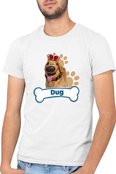 OEM Tricou barbati Dug Days King Bone Paws Fluffy Funny