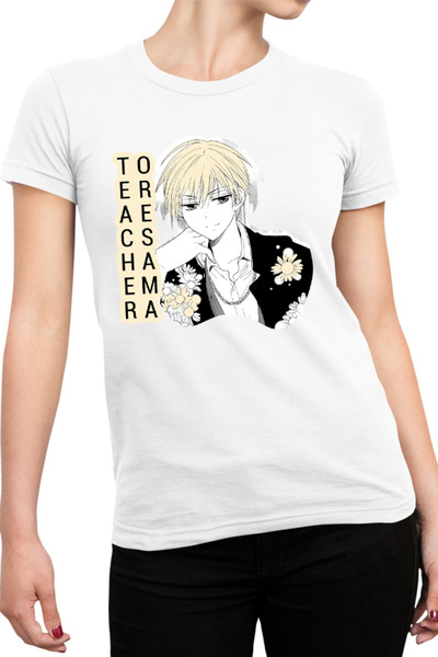 OEM Tricou Femei Oresama Teacher Natsuo Manga Flowers Feminine