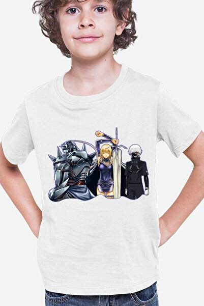 OEM Tricou copii Claymore Clare FMA Alphonse Tokyo Ghoul Manga