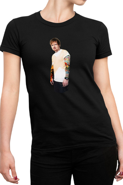 OEM Tricou Femei Ed Sheeran Tattoos Colorful Beautiful Voice Skills