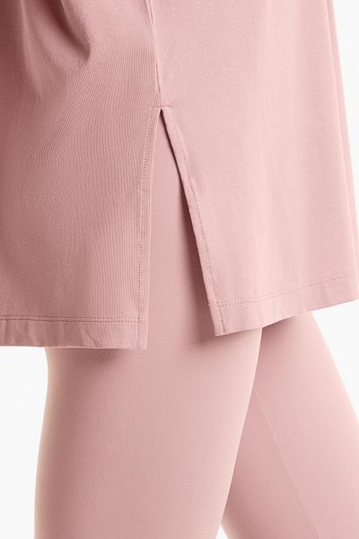 Oysho Short sleeve cotton blend T-shirt