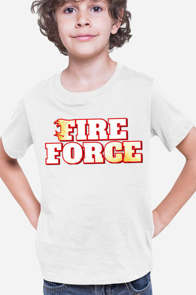 OEM Tricou copii Fire Force Pompier Human Super Power