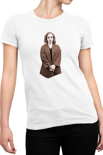OEM Tricou Femei Adele Younger Born Singer Star Popular Songs