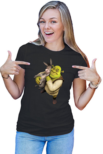 OEM Γυναικείο T-shirt Shrek Donkey Love Animals Medieval Setup Adventure