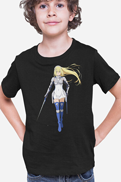 OEM Παιδικό μπλουζάκι DanMachi Wallensteint Ais Sword Manga Drawings