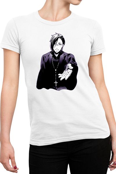 OEM Tricou Femei Black Butler Teacher Demon Mangaka Anime