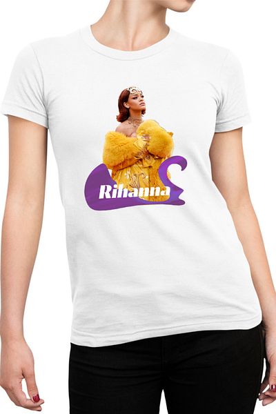 OEM Tricou Femei Rihanna Design Awards Fluffy Queen Album