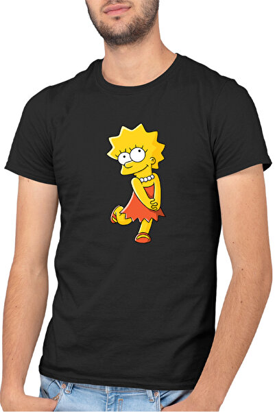 OEM Ανδρικό T-shirt The Simpsons Maggie Lisa Daughter Mom Dress