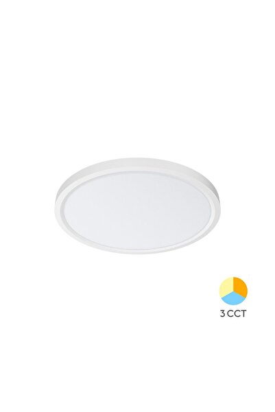 Braytron PLAFONIERA LED 26W 3IN1 IP40 ALB JADE RND SLR