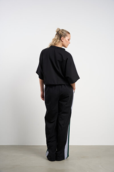 HANIQA Γυναικείο Σετ Φόρμας Plus Size Garnished Κατάλληλο για το Καλοκαίρι