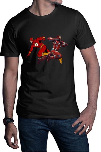OEM Tricou barbati Flash Ironman Jump Speed Power Fast Arrowverse