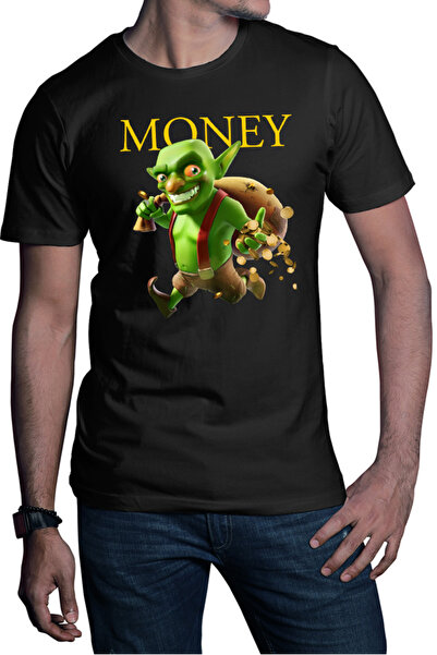 OEM Tricou barbati Clash of Clans Money Monster Collect Economy