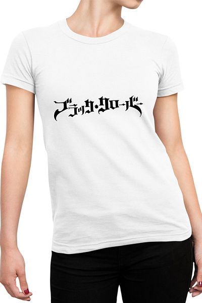 OEM Tricou Femei Black Clover Logo Adventure Shounen Otaku Anime