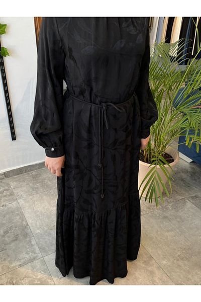 Zühre Women's Hijab Jacquard Vibe Dress 0505
