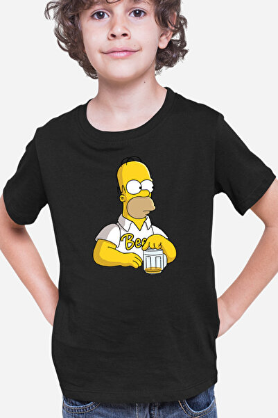 OEM Tricou copii The Simpsons Beer Dad Night Dinner Stream Netflix