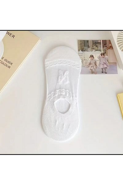 TChic Bow Detailed Tulle Ballerina Socks