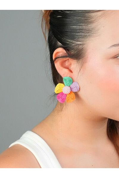 Sumen Butik Daisy Figured Summer Earrings