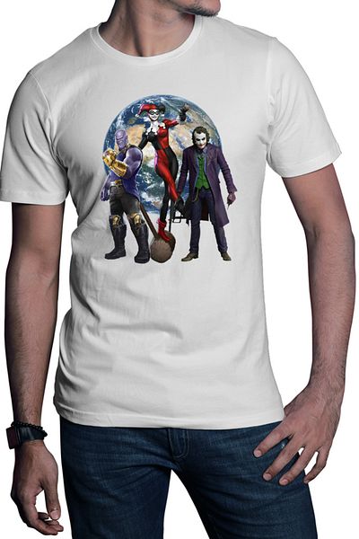 OEM Tricou barbati Thanos Earth Joker Female Destroy