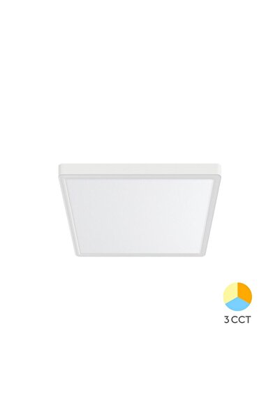 Braytron PLAFONIERA LED 20W 3IN1 IP40 ALB JADE SQR SLR