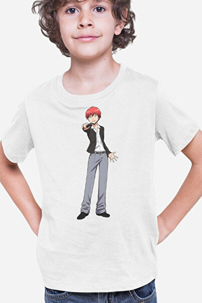 OEM Παιδικό μπλουζάκι Assassination Classroom Karma Akabane Fire Unicorn