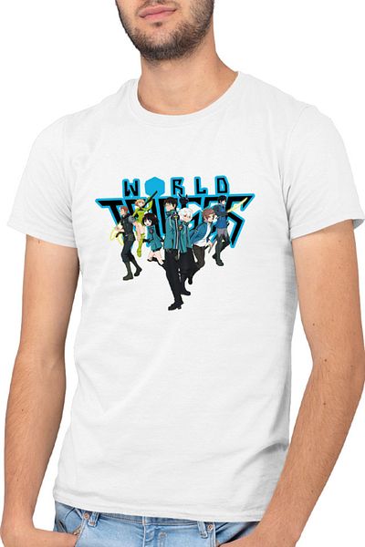 OEM Men's T-shirt World Trigger Neighbors Border Anime Otaku