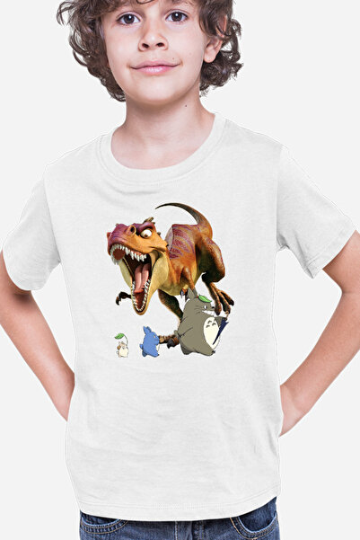OEM Παιδικό μπλουζάκι Ice Age Totoro Δεινόσαυρος T-Rex Ghibli Animation