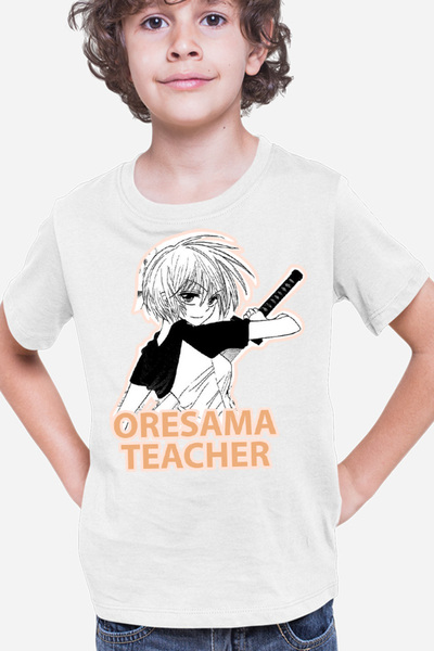 OEM Kids T-shirt Oresama Teacher Kurosaki Anime Femboy Energetic Trouble