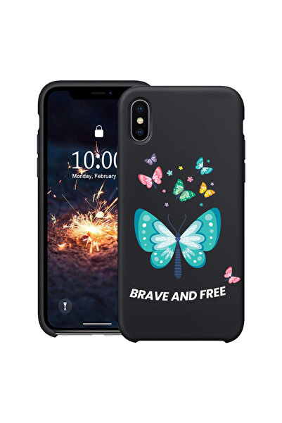 bestcase ® Carcasă subțire din silicon pentru Apple iPhone XS / iPhone X, Flu...