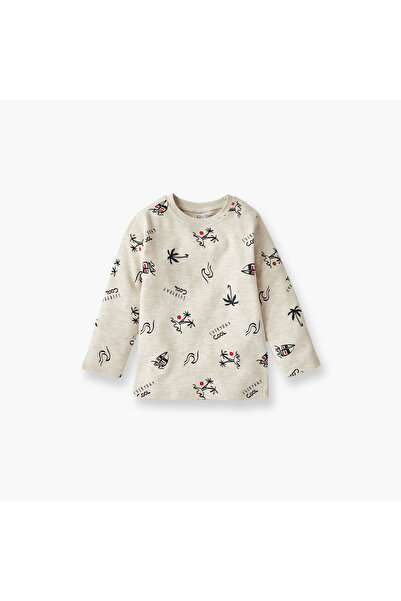 Juniors Printed T-shirt and Pyjama Set