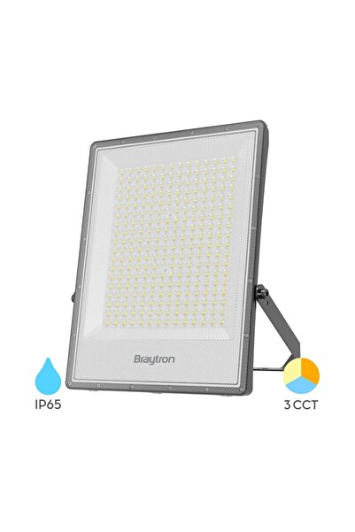 Braytron PROIECTOR LED PF 300W 3in1 33000LM cu lentila 90g. IP65-GRI