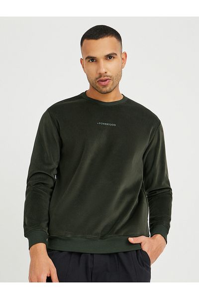 Fort Collins By Styli Slogan Print Round Neck Sweatshirt