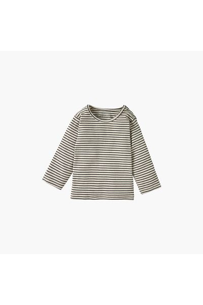 Juniors Striped Long Sleeves T-shirt and Pyjama Set