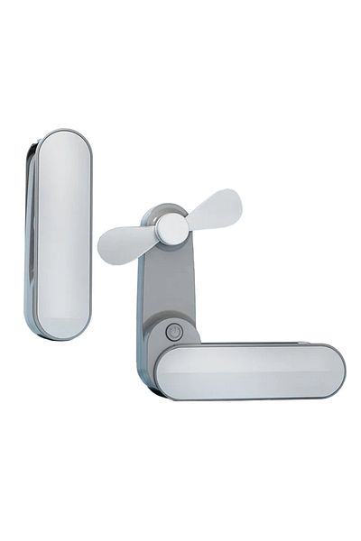 Techsuit Portable Fan, 1200mAh - (TF1) - White