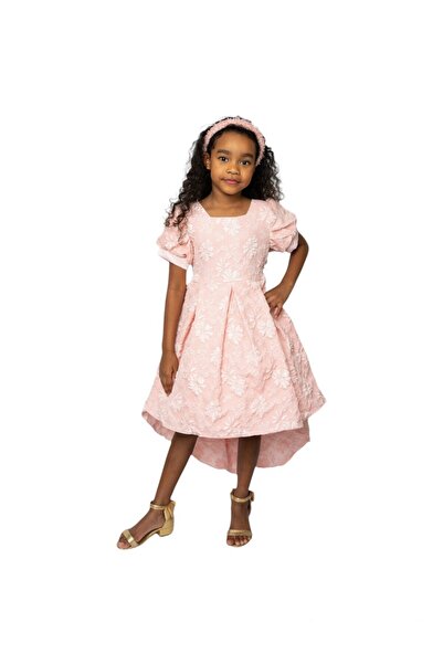 ddaniela Girls Pink Tulle Floral Dress