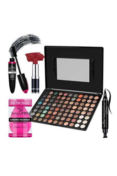 SensoPRO Milano Set de machiaj, SensoPro Milano, Vibrant, 5 produse de machiaj