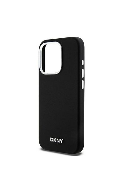 Dkny Case for Apple iPhone 15 Pro - Hard Liquid Silicone Logo MagSafe Magnetic Elegant Black