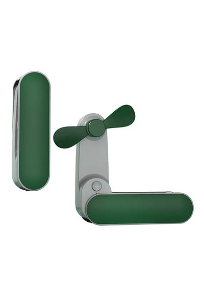 Techsuit Ventilator portabil, 1200mAh - (TF1) - Verde