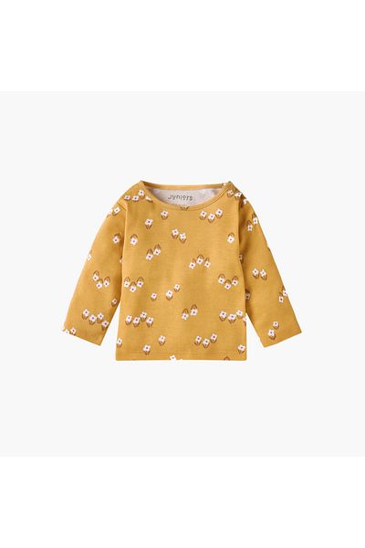 Juniors Floral Print T-shirt and Pyjama Set