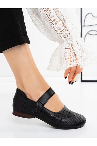 mei Women's Ballerinas 5WL32 Black